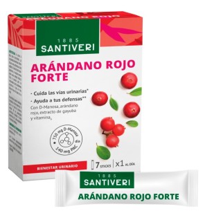 Arándano Rojo Forte 7 Sticks Santiveri Desperdicio Cero
