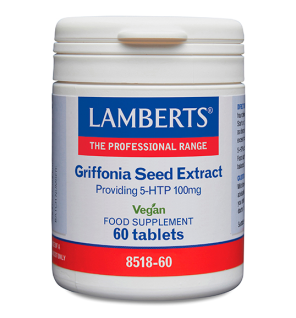 5Htp 100 Mg (Extracto De Semillas De Griffonia) 60 Tabletas Lamberts