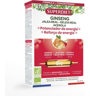 Ginseng Jalea Real Bio 20 Ampollas Superdiet