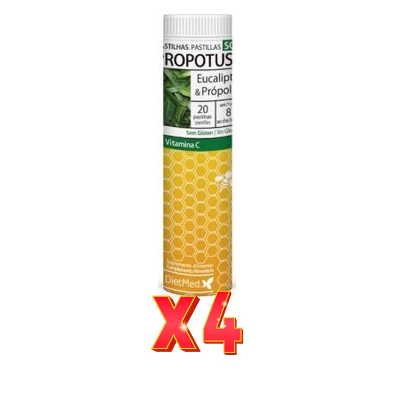 Pack de 4 unidades Propotuss 20 Pastillas Dietmed