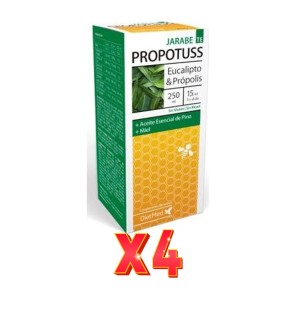 Pack de 4 unidades Propotuss Te Jarabe 250 Ml Dietmed
