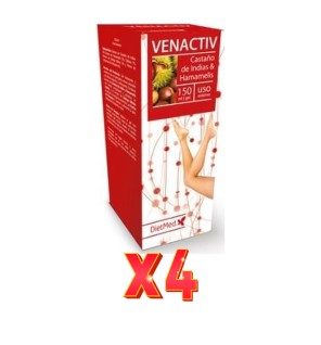 Pack de 4 unidades Venactiv Gel 150 Ml Dietmed