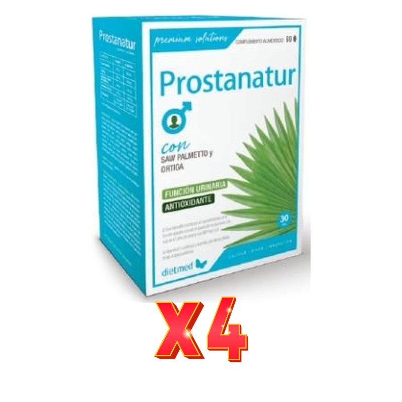 Pack de 4 unidades Prostanatur 60 Perlas Dietmed