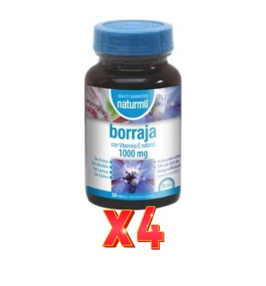 Pack de 4 unidades Borraja 1000 Mg 30 Perlas Dietmed