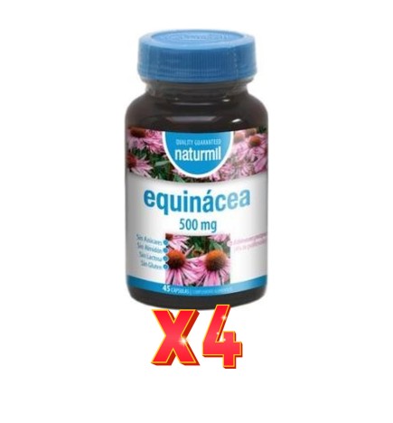 Pack de 4 unidades Equinácea 500 Mg 45 Cápsulas Dietmed