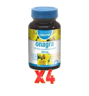 Pack de 4 unidades Onagra 500 Mg 120 Perlas Dietmed