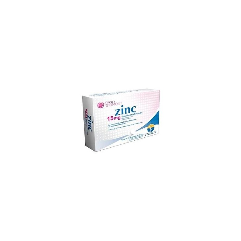 Zinc 15Mg 30 Comprimidos Fenioux Zinc 15Mg 30 Comprimidos Fenioux
