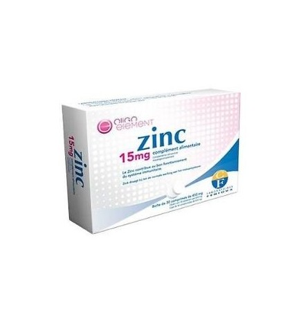 Zinc 15Mg 30 Comprimidos Fenioux