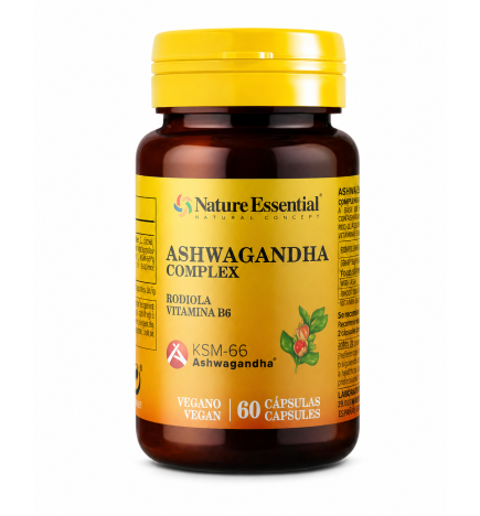 Ashwagandha Complex + Rhodiola 60 Cápsulas Nature Essential