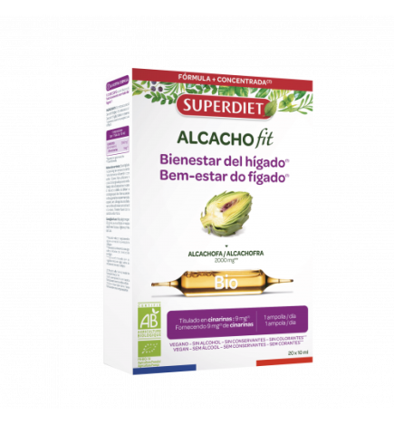 Alcachofit Bio 20 Ampollas Superdiet