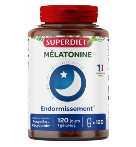 Melatonina 120 Cápsulas Superdiet