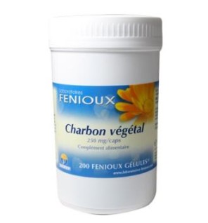 Carbon Vegetal 250Mg. 200 Capsulas Fenioux