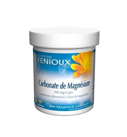 Carbonato De Magnesio 200 Capsulas Fenioux