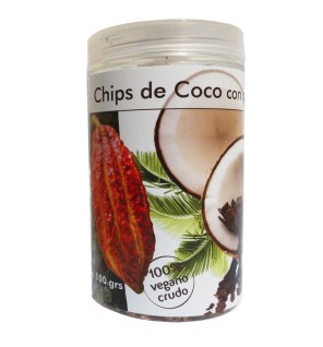 Chips de Coco con Cacao 100 Gramos Eco Salud Viva