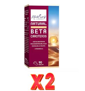Pack de 2 unidades Betacarotenos 90 Perlas Tongil