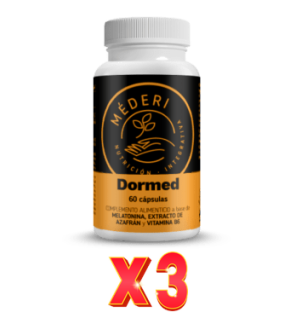 Pack de 3 unidades Dormed 60 Comprimidos Méderi Nutrición Integrativa