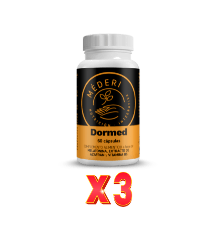 Pack de 3 unidades Dormed 60 Comprimidos Méderi Nutrición Integrativa