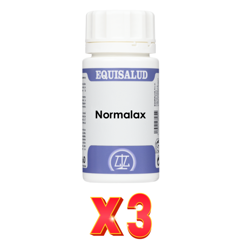 Pack de 3 unidades Normalax 30 Cápsulas Equisalud Pack de 3 unidades Normalax 30 Cápsulas Equisalud