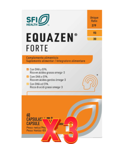 Pack de 3 unidades Equazen Forte 60 cápsulas Vitae