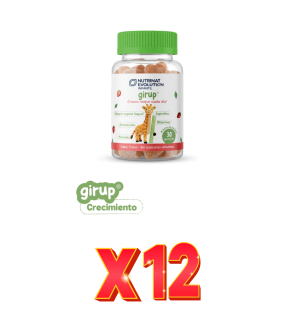 Pack de 12 unidades Girup 30 gummies de Nutrinat Evolution