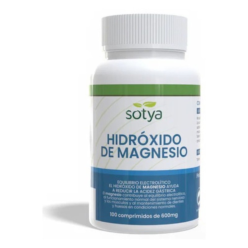 Hidroxido De Magnesio (Mg Marino) 600Mg 100 Comprimidos Sotya Hidroxido De Magnesio (Mg Marino) 600Mg 100 Comprimidos Sotya