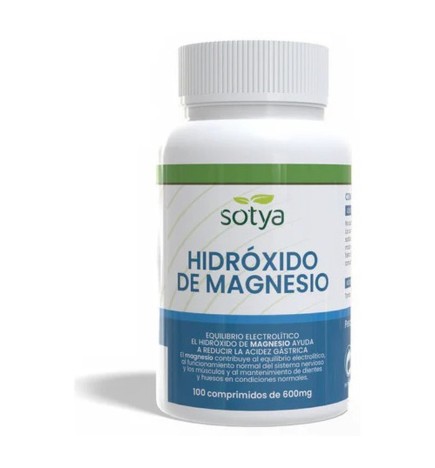 Hidroxido De Magnesio (Mg Marino) 600Mg 100 Comprimidos Sotya
