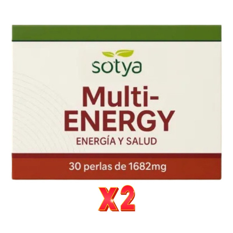 Pack De 2 Unidades Multi-Energy 1682Mg 30 Perlas Sotya