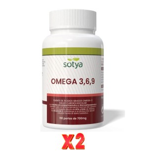 Pack De 2 Unidades Omega 3, 6 Y 9 700Mg 110 Perlas Sotya