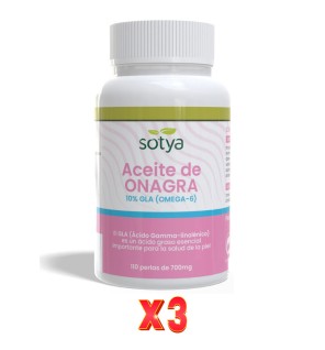 Pack De 3 Unidades Onagra 700Mg 110 Perlas Sotya