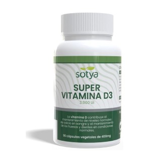 Super Vitamina D3 3000Ui 90 Capsulas Sotya