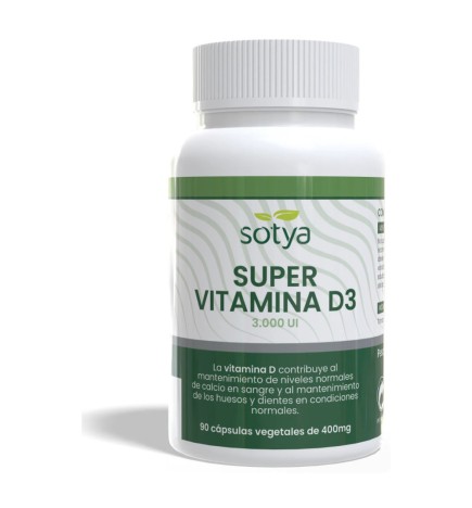 Super Vitamina D3 3000Ui 90 Capsulas Sotya