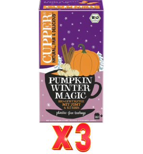Pack de 3 unidades Infusión Pumpkin Spice Bio 20 Bolsas Cupper