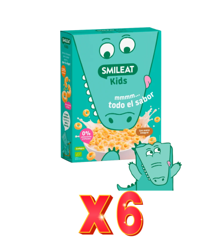 Pack de 6 unidades Cereales Kids Bio 300 G Smileat