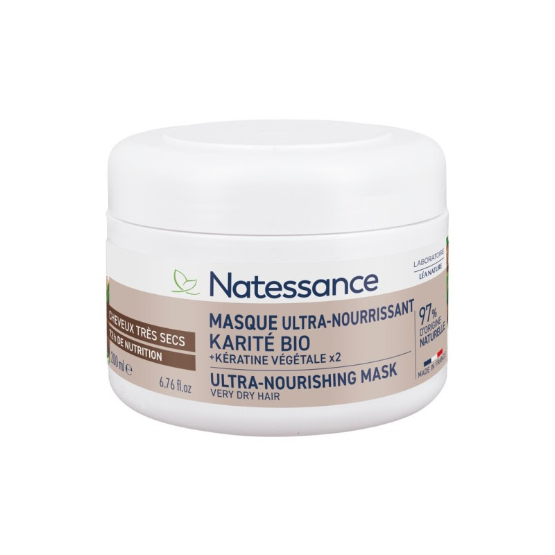 Mascarilla Ultra Nutritiva Karité 200 Ml Natessance Mascarilla Ultra Nutritiva Karité 200 Ml Natessance