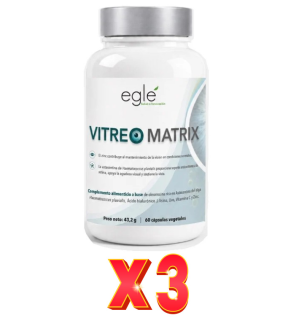 Pack de 3 unidades Vitreo Matrix 60 Cápsulas Egle