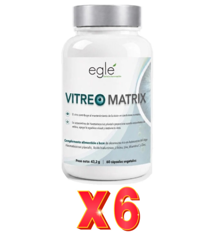 Pack de 6 unidades Vitreo Matrix 60 Cápsulas Egle
