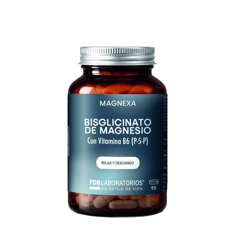 Bisglicinato de Magnesio + B6 (P-5-P) 90 comprimidos de Magnexa Bisglicinato de Magnesio + B6 (P-5-P) 90 comprimidos de Magnexa