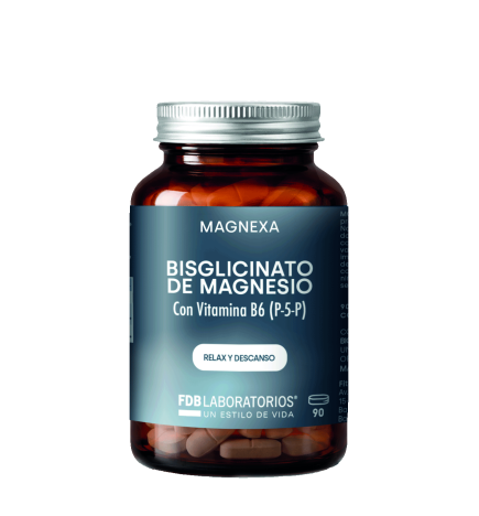 Bisglicinato de Magnesio + B6 (P-5-P) 90 comprimidos de Magnexa