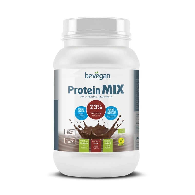 Protein mix sabor cacao 750 gramos de Bevegan