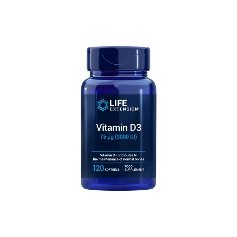 Vitamin d3 3.000 iu 120 perlas de Life Extension