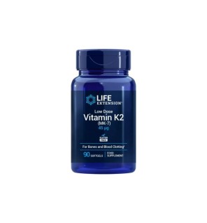 Low-dose vitamin k2 (mk-7) 450 mcg 90 perlas de Life Extension