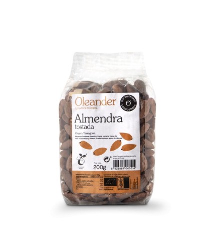 Almendra tostada con piel 200 gramos de Oleander