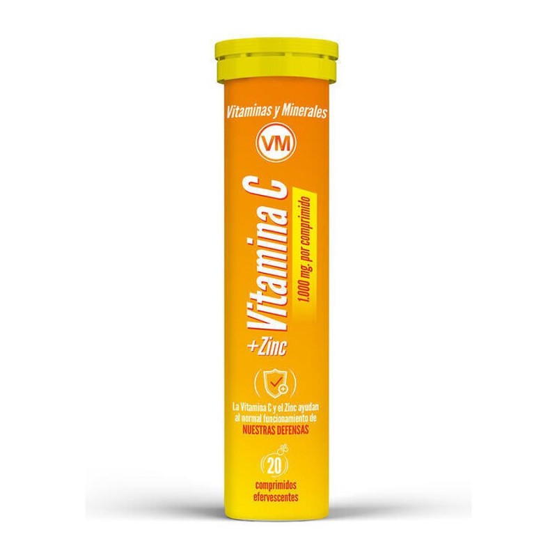 Vitamina C + Zinc 20 Comp Efervescente Vm Ynsadiet Vitamina C + Zinc 20 Comp Efervescente Vm Ynsadiet