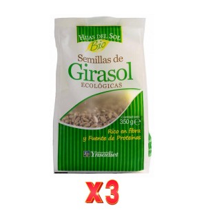 Pack De 3 Unidades Semilla De Girasol Ecologicas 350 Gr Ynsadiet