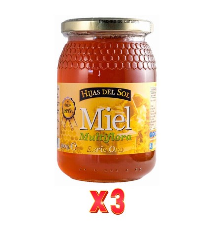 Pack De 3 Unidades Miel Multiflora 500 Gr Ynsadiet