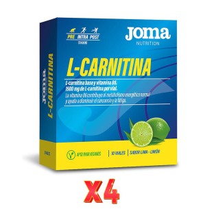 Pack De 4 Unidades L-Carnitina 10 Viales Joma Ynsadiet