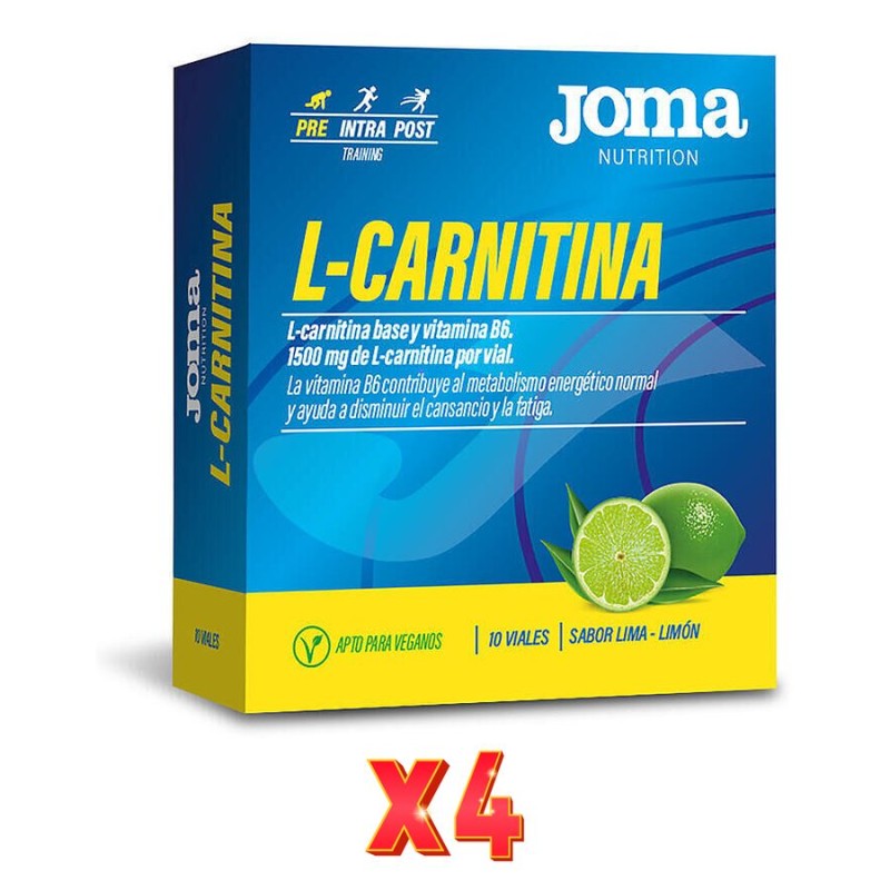 Pack De 4 Unidades L-Carnitina 10 Viales Joma Ynsadiet