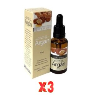 Pack De 3 Unidades Aceite De Argan 30 Ml Bifemme Ynsadiet