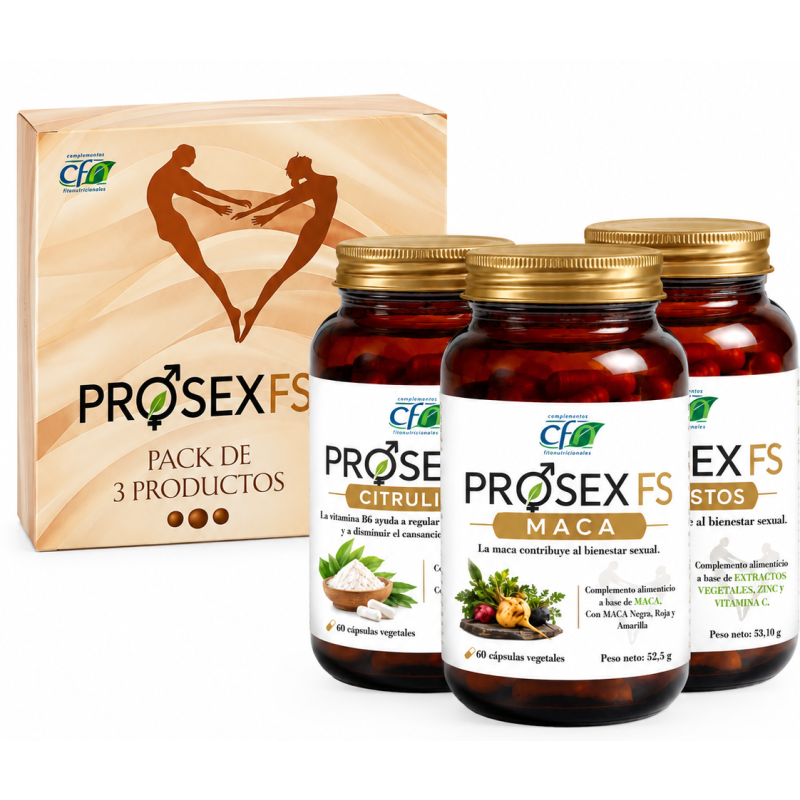 Prosex FS Extractos Pack 3 Piloderos 60 Cápsulas Cfn Prosex FS Extractos Pack 3 Piloderos 60 Cápsulas Cfn