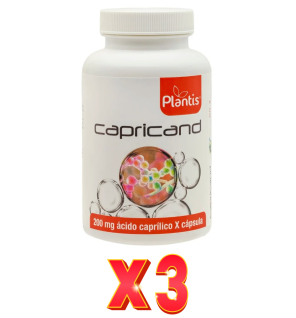 Pack de 3 unidades Capricand 120 Cápsulas Plantis Artesania